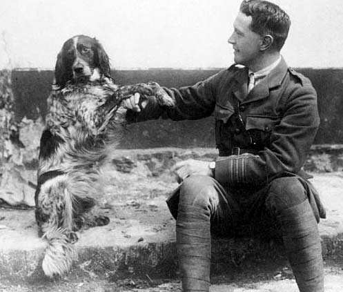 John MacCrae with his dog Bonneau
