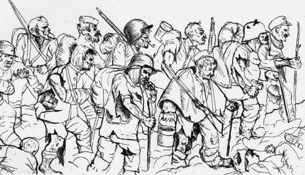 Picture: Retreat from the Somme, by Otto Dix