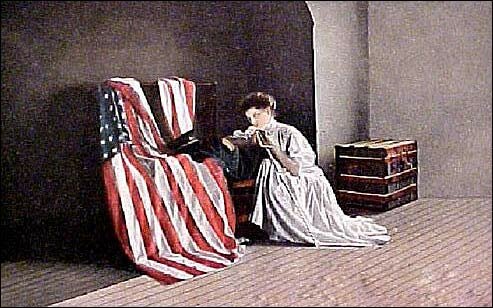 American postcard, prayer