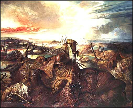 Flanders, by Otto Dix, dedicated to Le Feu by Henri Barbusse