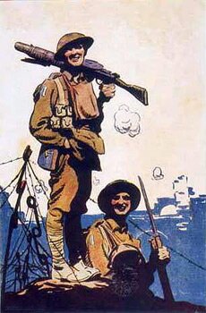 Australian nonchalant soldiers, World War 1