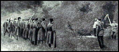French firing squad executioning a deserter