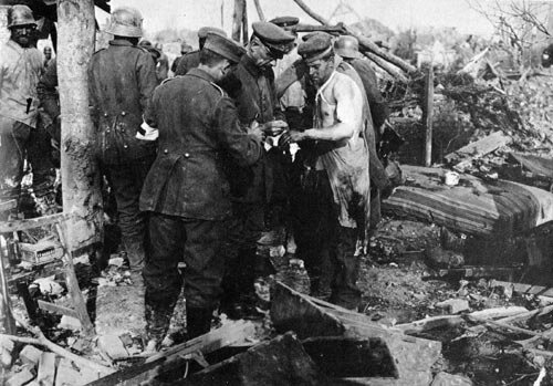 German medical treatment at the frontline in Worldwar I