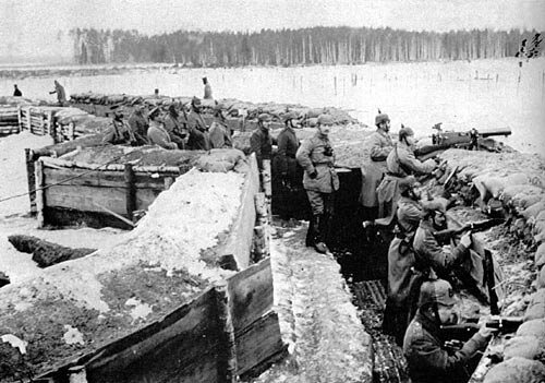 eastern front ww1 trenches