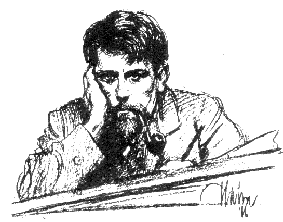 zelfportret Albert Hahn 1916