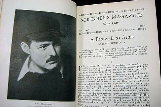 Scribners Magazine 1929 Farewell to Arms