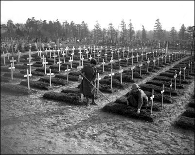 tending war graves Abbeville