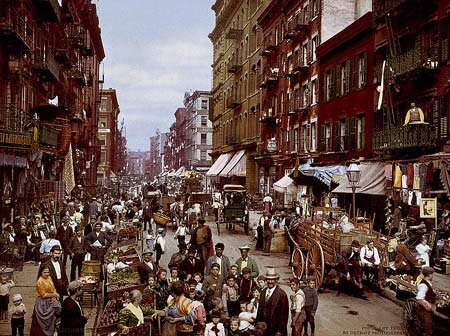 New York, Mulberry Street, 1900