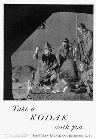 Kodak advertisement in the Great War