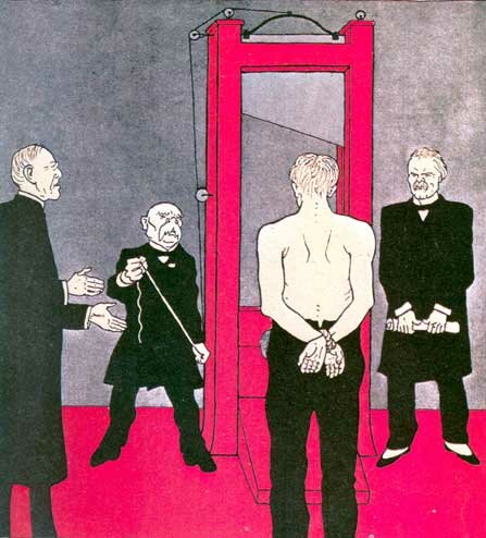 Political Cartoon Versailles from 'Simpliccissimus' 1919