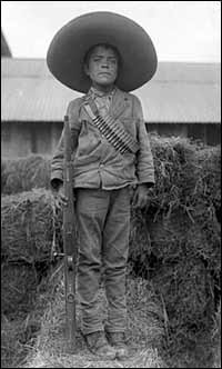 Mexican boy soldier